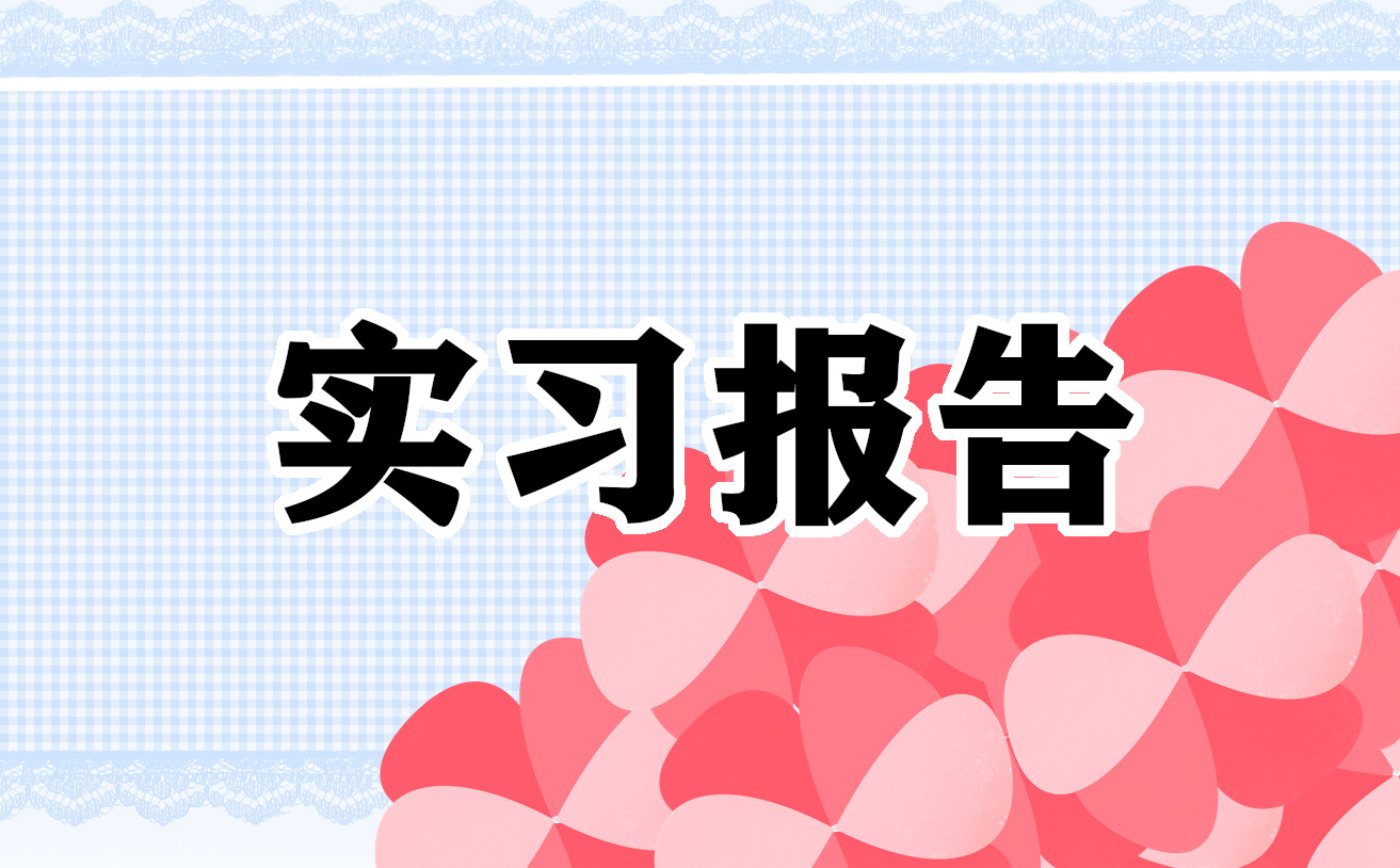 工作实习报告个人总结
